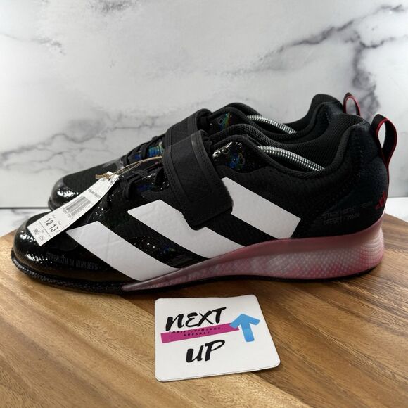 Mens size 12-Adidas Adipower nby Weightlifting 3 Black White Pure Ruby IH8232 main image 10